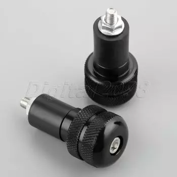 2 шт. 7/8 "22 мм мотоциклетный алюминиевый руль, шестерня, сбалансированная вилка, слайдер, ручка, концевые грузила, ручки, крышка для Honda Suzuki Yamaha