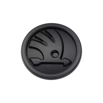 2 шт., 80 мм/90 мм, 3D эмблема автомобиля, значок капота, передний и задний багажник, логотип для Skoda Fabia 1 2 Octavia a7 RS Superb Rapid Yeti Karoq Vision