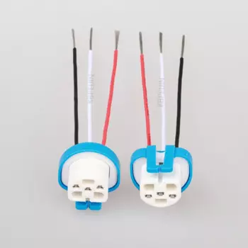 2 шт. 9004 HB1 9007 HB5 переходник для лампы керамический 3-контактный переходник для автомобильной фары гнездовой разъем аксессуары