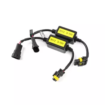 2 шт. 9005 9006 9012 HB3 HB4 HIR2 H10 H12 передние противотуманные фары яркие Автомобильные светодиодные лампы резистор емкостной нагрузки