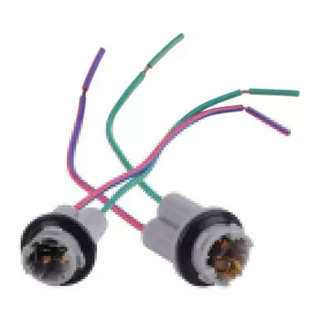 2 шт. 912 920 921 T15 W16W 12V 13,5 см нейлоновое основание разъем жгута проводов Держатель Разъем переходник для пигтейлов/проводов Подходит для большинства автомобилей