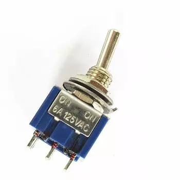 2 шт. AC ON-ON SPDT 6-ступенчатый 2-позиционный рычажный переключатель 6A 125 v /3A 250V MTS-202