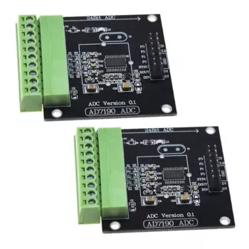 2 шт. AD7190 цифровой модуль веса 24 бит ADC цифро-аналоговый преобразователь Датчик давления модуль преобразования