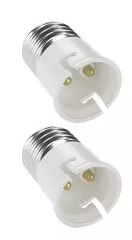 2 шт. Адаптер патрона B22 на E27 E-SIMPO