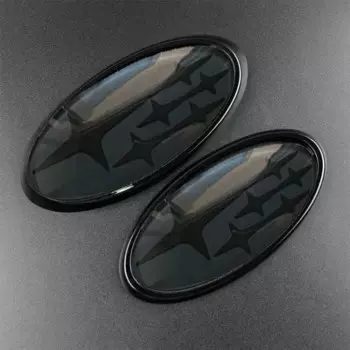 2 шт. акриловая наклейка с эмблемой на передний капот автомобиля, задний логотип, значок багажника, наклейка для Subaru XV Outback Impreza BRZ WRX STI Legacy Forester