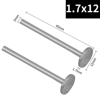 2 шт., алмазная шлифовальная головка, 6/8/10/10 мм