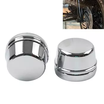2 шт. алюминиевые крышки передней оси мотоцикла, крышки гаек для Harley Touring Road King Electra Glide 2000-2004 2005 2006 2007