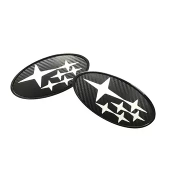 2 шт. эмблема на переднюю голову автомобиля, задний багажник, логотип, значок, наклейка для Subaru XV Outback Impreza BRZ WRX STI Legacy, аксессуары