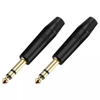 2 шт. Аудио разъемы R TC207 6,35 мм черный/красный