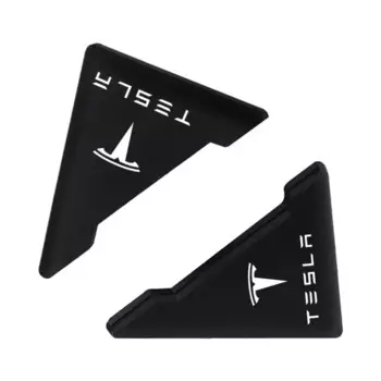 2 шт. авто логотип, новая дверная угловая крышка, защита бампера, паста против царапин для Tesla Model 3 Model X Y Style MODEL S ROADSTER