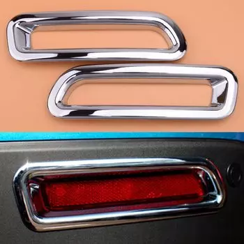 2 шт. автомобиль ABS лампа заднего противотуманного фонаря накладка Стикеры рамкой, пригодный для Suzuki Vitara 2015 2016 2017 2018 2019