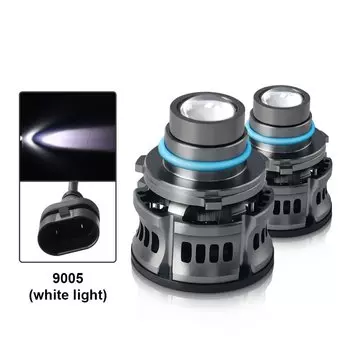 2 шт. Автомобильная лазерная линза 3570 Светодиодная противотуманная лампа LED H7 H11 9005 9006 Автомобильная фара Canbus Project Lens Противотуманная фара 6000K DRL Лампа 12 В