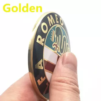 2 шт. автомобильная металлическая наклейка 74 мм, значок с центральной сеткой, логотип, аксессуары для Alfa Romeo Giulia Giulietta 159 Mito Spider GTA