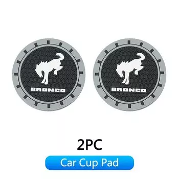 2 шт. автомобильная подставка для бутылки с водой, противоскользящая накладка InteriorMat Ford Bronco STLine Focus MK2 MK3 MK4 Mustang GT SHELBY Mondeo