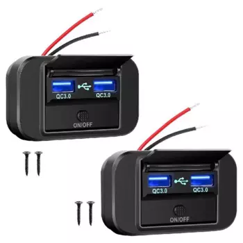 2 шт., автомобильная розетка с крышкой, 36 Вт, 12 В