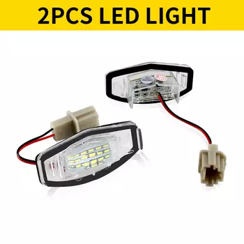 2 шт. автомобильная светодиодная лампа номерного знака для Honda Civic 7th 8th 9th Gen Pilot Accord Sedan Odyssey Acura TL MDX RL TSX RDX ILX 2001-2018