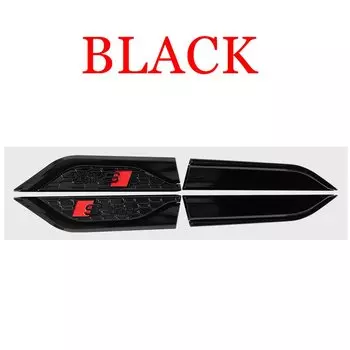 2 шт. автомобильное крыло, боковое крыло, авто эмблема, наклейки, декоративные аксессуары для AUDI ABT S5 RS5 SLINE, значок, наклейки для модификации автомобиля
