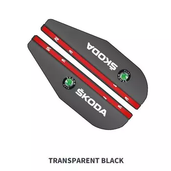 2 шт., автомобильное зеркало заднего вида, защита от дождя для бровей, козырек от дождя для Skoda Octavia Superb Rapid Karoq Fabia Kamiq Roomster Citigo