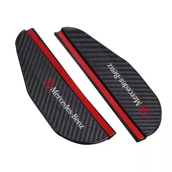 2 шт. автомобильное зеркало заднего вида для бровей от дождя подходит для Mercedes Benz New AMG B/C/E Class A Class C200L GLC GLK CLA GLA W210 W124