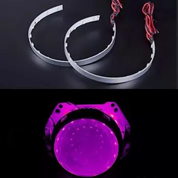 2 шт., автомобильные фары «Демон глаз», 2,5-3,0 дюйма