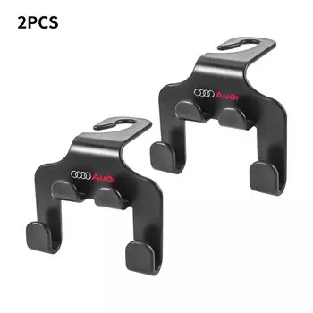 2 шт., автомобильные Крючки-эмблемы для Audi SLINE A3 8P S3 8V A4 B8 B6 B7 A6 R