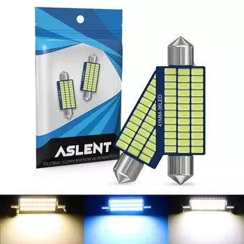 2 шт., автомобильные лампы C10W C5W, 31 мм, 36 мм, 39 мм, 41 мм, 12 В, 6000 К