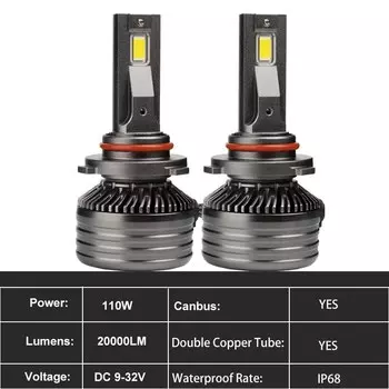 2 шт., автомобильные лампы для передних фар Lexus GX470 GX 470 2003-2009 (подходят только для оригинальных моделей галогенных ламп), Canbus для дальнего и ближнего света