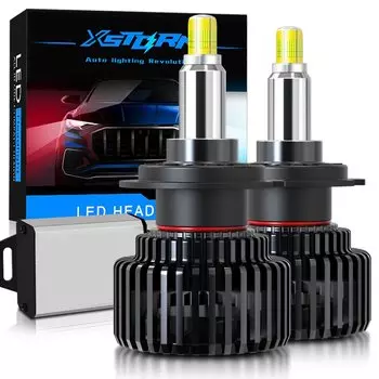 2 шт., автомобильные лампы для передних фар 360 Hir2, H1, H7, H3, H11, HB3, 9005, HB4, 9006, 9012 Hir2, 6000 лм, K, 12 В