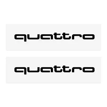 2 шт., автомобильные наклейки для Audi Quattro Q2 Q3 Q5 Q7 Q5L Q4 Q8 Q1 A3 A5 A7 A4 A6L