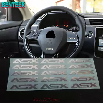 2 шт., автомобильные наклейки из нержавеющей стали для MITSUBISHI ASX