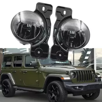 2 шт., Автомобильные противотуманные фары для Jeep Wrangler JK 2017-2018 JL 18-21 Гладиатор JT 68304048AA 68304048AB 68304048AC