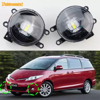 2 шт., Автомобильные противотуманные фары для Toyota Tarago 2006, 2007, 2008, 2009, 2010, 2011, 2012, 2013, 2014, 2016, 2017, 2018, 2019,