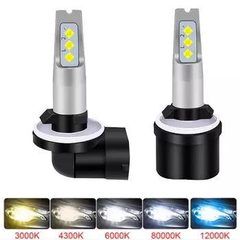 2 шт., Автомобильные противотуманные фары H27 880 881 H27W1 6500 лм к