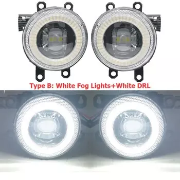 2 шт. автомобильные противотуманные фары в сборе левый + правый для Toyota Camry V50 2013 2014 2015 2016 2017 кольцо с ангельским глазом передний бампер дневной свет