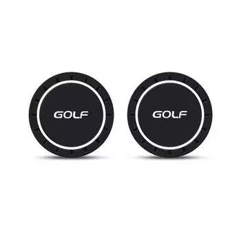 2 шт. автомобильные силикагелевые подставки для бутылок с водой, противоскользящие подушечки для Volkswagen VW Golf 4 5 6 7 R LINE R32 GTI MK4 MK5 MK6 MK7