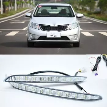 2 шт., Автомобильные светодиодные дневные ходовые огни, 12 В