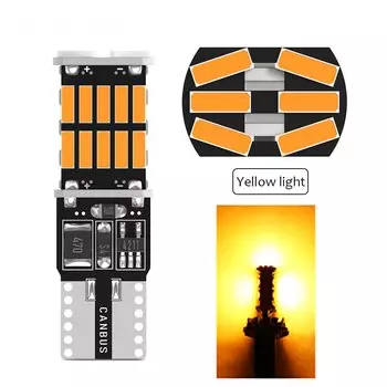 2 шт. Автомобильные светодиодные фонари T10 W5W 194 4014SMD T15 W16W Canbus без ошибок для автомобильных аксессуаров внутренние лампы купольная дверная лампа 12 В диод