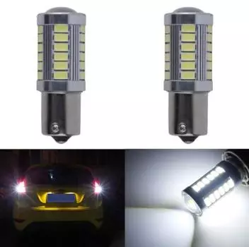 2 шт., Автомобильные светодиодные лампы 1156 BA15S P21W 33SMD 1157/BAY15D P21/5W T20 7443 7440 T25 3157 3156 P27