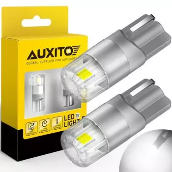 2 шт., Автомобильные светодиодные лампы AUXITO T10 W5W 360 168 3030SMD