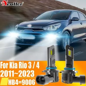 2 шт., Автомобильные светодиодные лампы HB4 9006, 12 В, 55 Вт