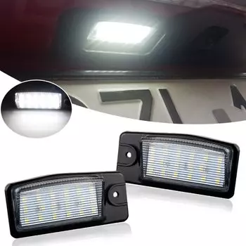 2 шт. автомобильные светодиодные лампы освещения номерного знака для Nissan X-Trail T32 Maxima Rogue NV1500 NV2500 NV3500 Murano Altima