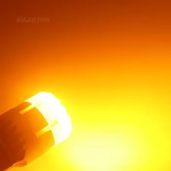 2 шт., Автомобильные светодиодные лампы P21W 1156 BA15S BAU15S PY21W 7440 W21W 3020 лм