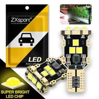 2 шт., Автомобильные светодиодные лампы T15 W16W T16 12 в 6000 К