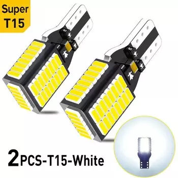 2 шт., Автомобильные светодиодные лампы T15 W16W для Ford Focus 2 3 1 MK2 Fiesta Mondeo MK4 MK5 VW BMW Audi Toyota Hyundai Kia