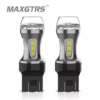 2 шт., Автомобильные светодиодные лампы T20 7443 W21/5W 7444NA 3157 1157 BAY15D