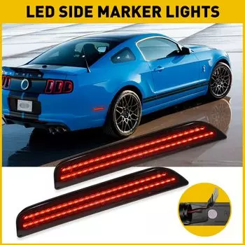 2 шт., автомобильные светодиодсветодиодный габаритные огни для Ford Mustang 2010 2011 2012 2013 2014