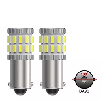 2 шт., автомобильные светодиодсветодиодный лампы T10 LED BAX9S H21W BAY9s BA9S W5W