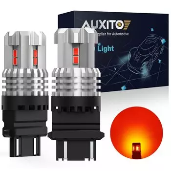 2 шт., автомобильные светодиодсветодиодный лампы T20 W21/5W 3157 BAY15D 12 В