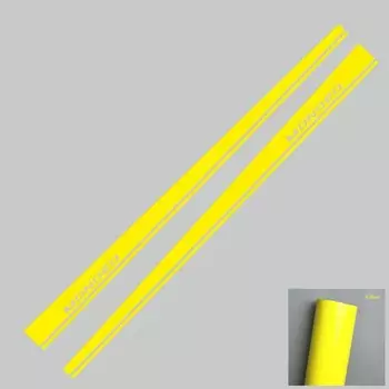 2 шт., автомобильные виниловые наклейки на дверь и боковую юбку