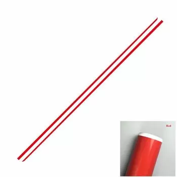 2 шт., автомобильные виниловые полосы для Volkswagen Golf MK6/7/8 GTI/TSI/GTD/RLINE